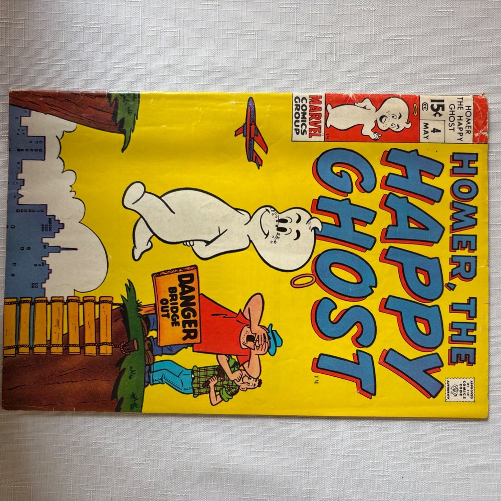 Vintage Homer the Happy Ghost 4 Marvel Comics May 1970 Stan Lee Bronze Age 15c